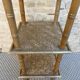 Bamboo shelf and rattan weaving