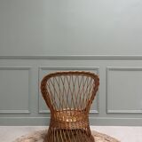 Rattan armchair for children
