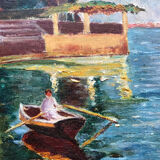 The boat ride, 1934. Oil on canvas.