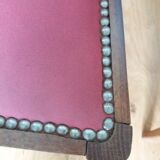 2 Art Deco upholstered and wood chairs