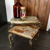 Marble side tables