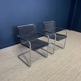 Pair of Mart Stam armchairs Fasem edition