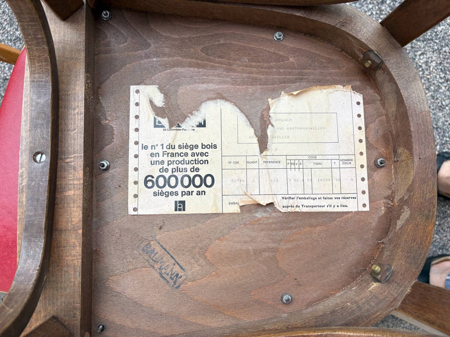 Set of 4 Baumann 153 chairs