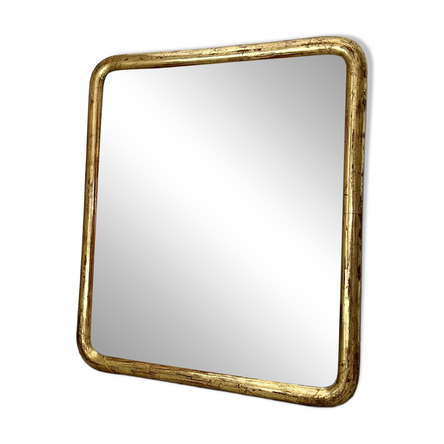 Louis-Philippe antique gilded mirror 19th century