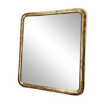 Miroir Louis-Philippe ancien doré XIXème