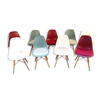 DSW chairs by Charles and Ray Eames edited by Vitra