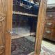 Paire de vitrine à suspendre Art Nouveau en frêne