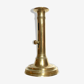brass pusher candlestick