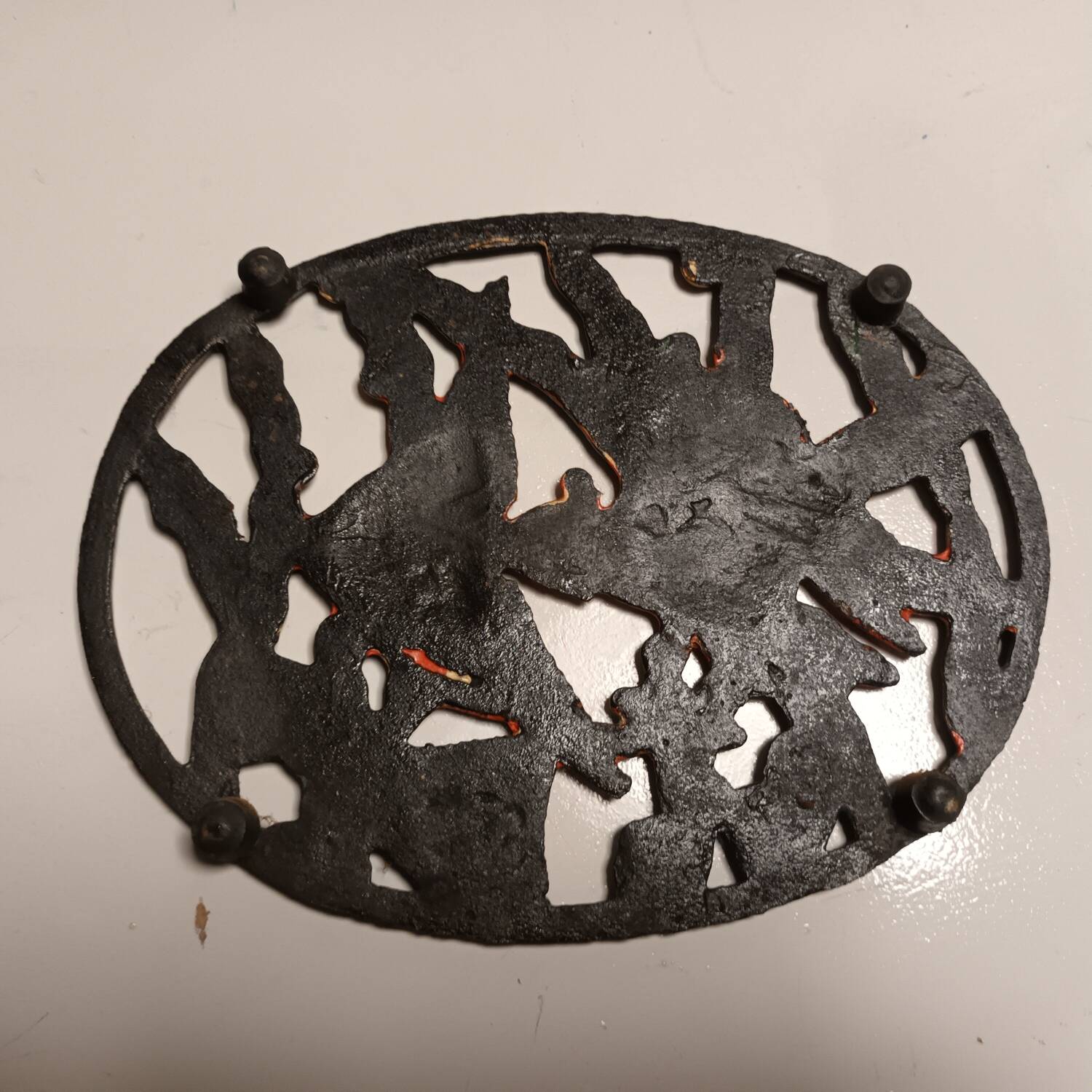 Dessous de plat en fonte poissons
