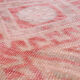 Faded turkish kitchen rug mat 1'5" x 3'9"