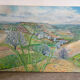 Spring landscape, Puy de Dôme, signed Maurice Bouillot, 1972