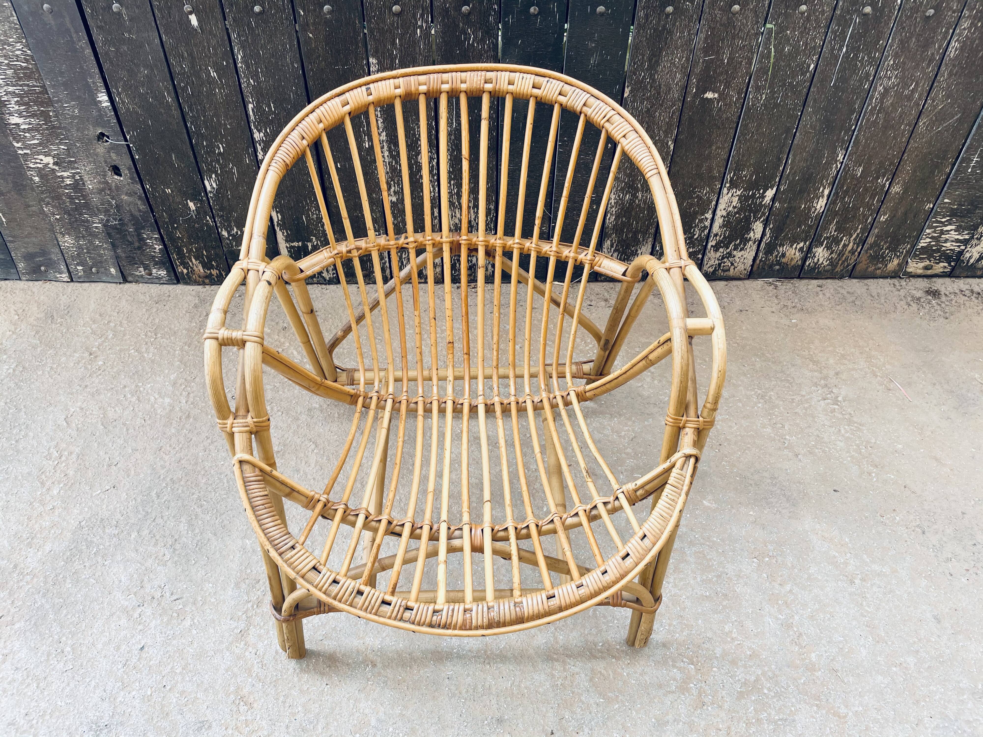 Armchair basket 60's
