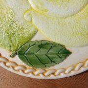 2 plats à tarte en barbotine