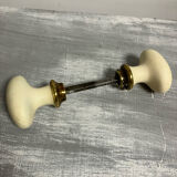 Old beige door handle