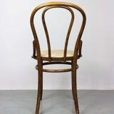 Paire de chaises brunes