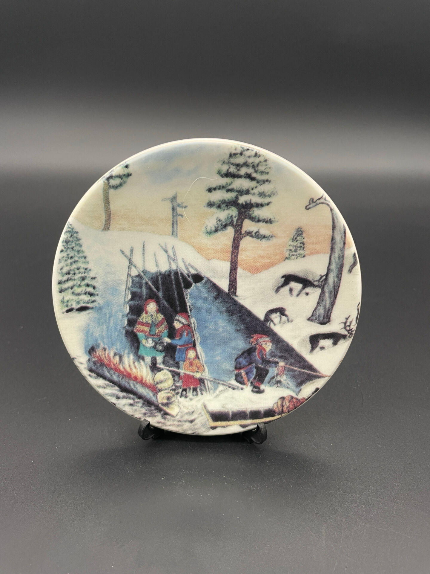 Assiette murale Arabia Finland, A. Alariesto, 1984