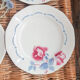 Lot of 6 dessert plates "boulogne" Digoin Sarreguemines