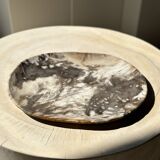 Very large pocket or dish in petrified wood