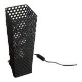 Matte black designer metal lamp