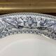 Minton English porcelain round dish, Florentine pattern