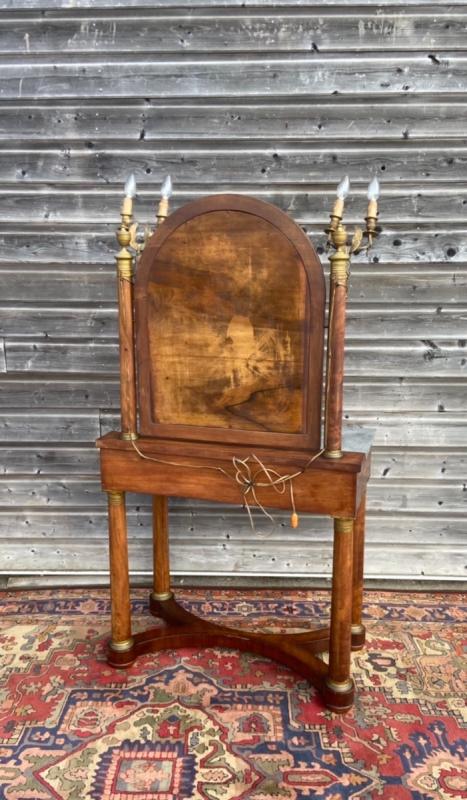 Empire 19th century mahogany hairdresser