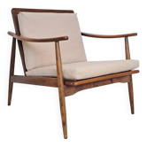Scandinavian style armchair in solid wood – 1950s/60s