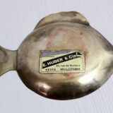 Vintage brass fish-shaped pocket tray