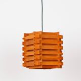 Danish vintage teak lamp from 1970s