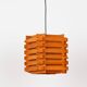 Danish vintage teak lamp from 1970s