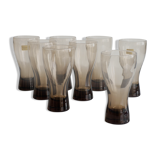 Suite of 8 glasses