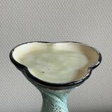 Paire de vases barbotine anciens