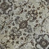 Light Green & Brown Floral Persian Rug, 181x285Cm