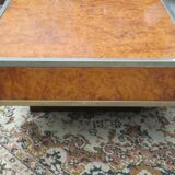 Elm magnifying glass coffee table