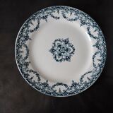 Set of 6 dessert plates Terre de Fer E. Bourgeois