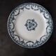 Set of 6 dessert plates Terre de Fer E. Bourgeois