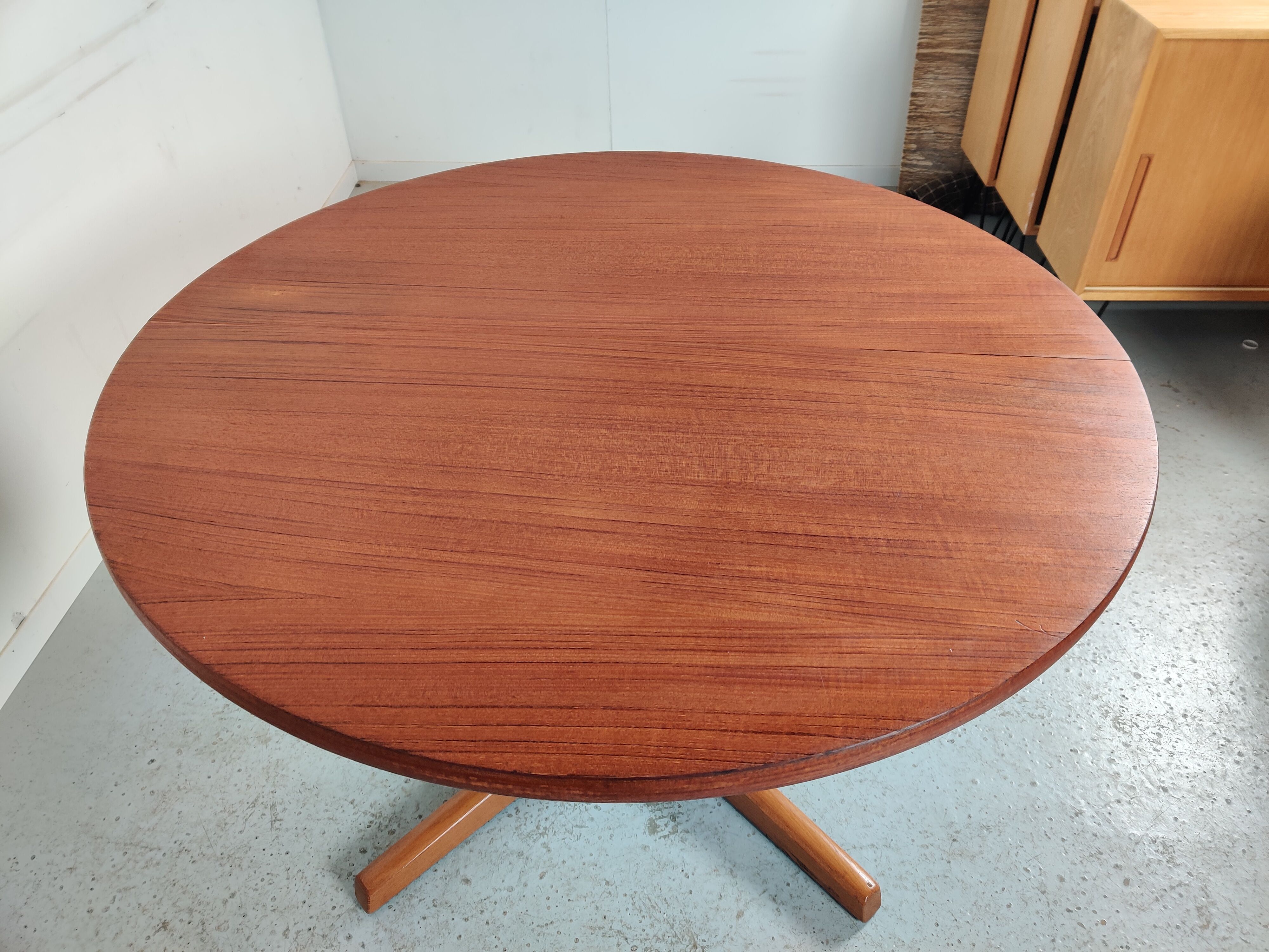 Scandinavian teak dining table, Denmark 1960s