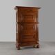 17th Century Belgian Renaissance Oak Cabinet with Concealed Lock