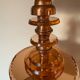 Small Art Deco lamp in copper glass