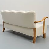 J. Halabala set of sofa and two armchairs, 1930