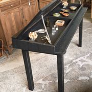 Antique display cabinet on legs