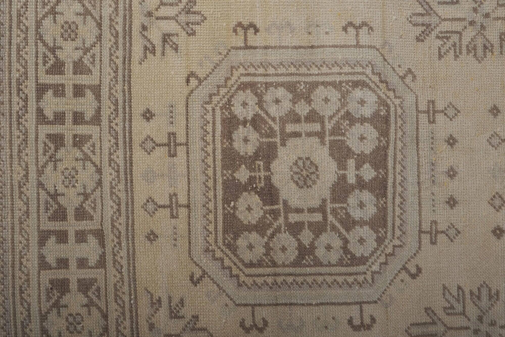 Vintage Turkish hallway rug 75x597 cm