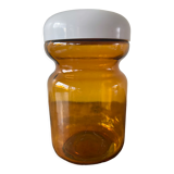 Bocal en verre ambré