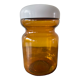 Amber glass jar