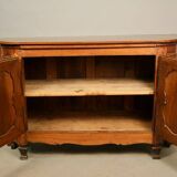 18th Century Walnut Sideboard with Pull Handle, Eastern France