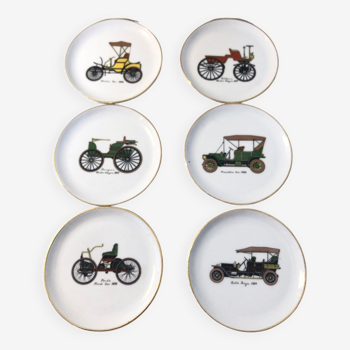 6 sous verres voitures pour spenzo , 1970