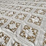 White crochet blanket 160X170