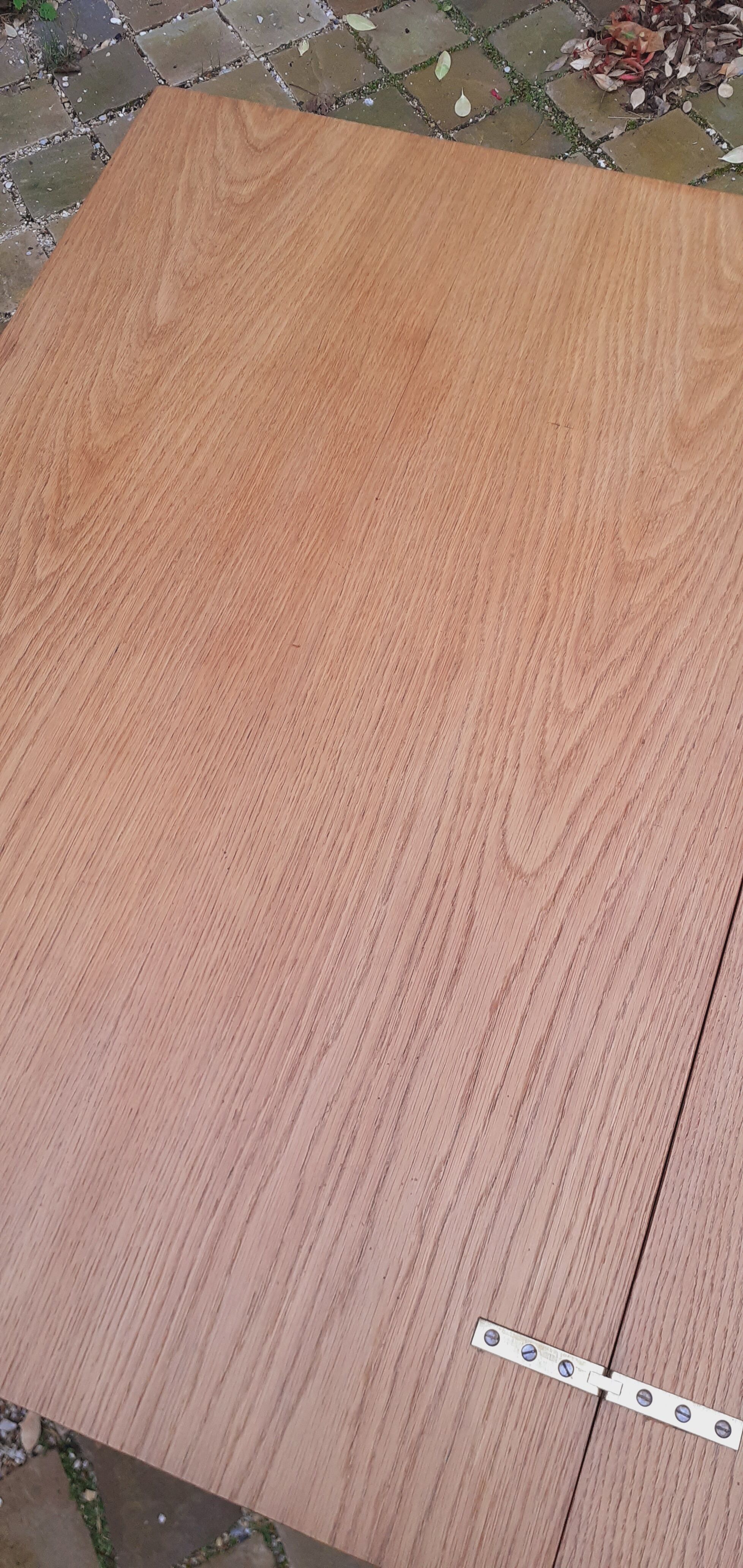 Table vintage wallet year 50 in light oak