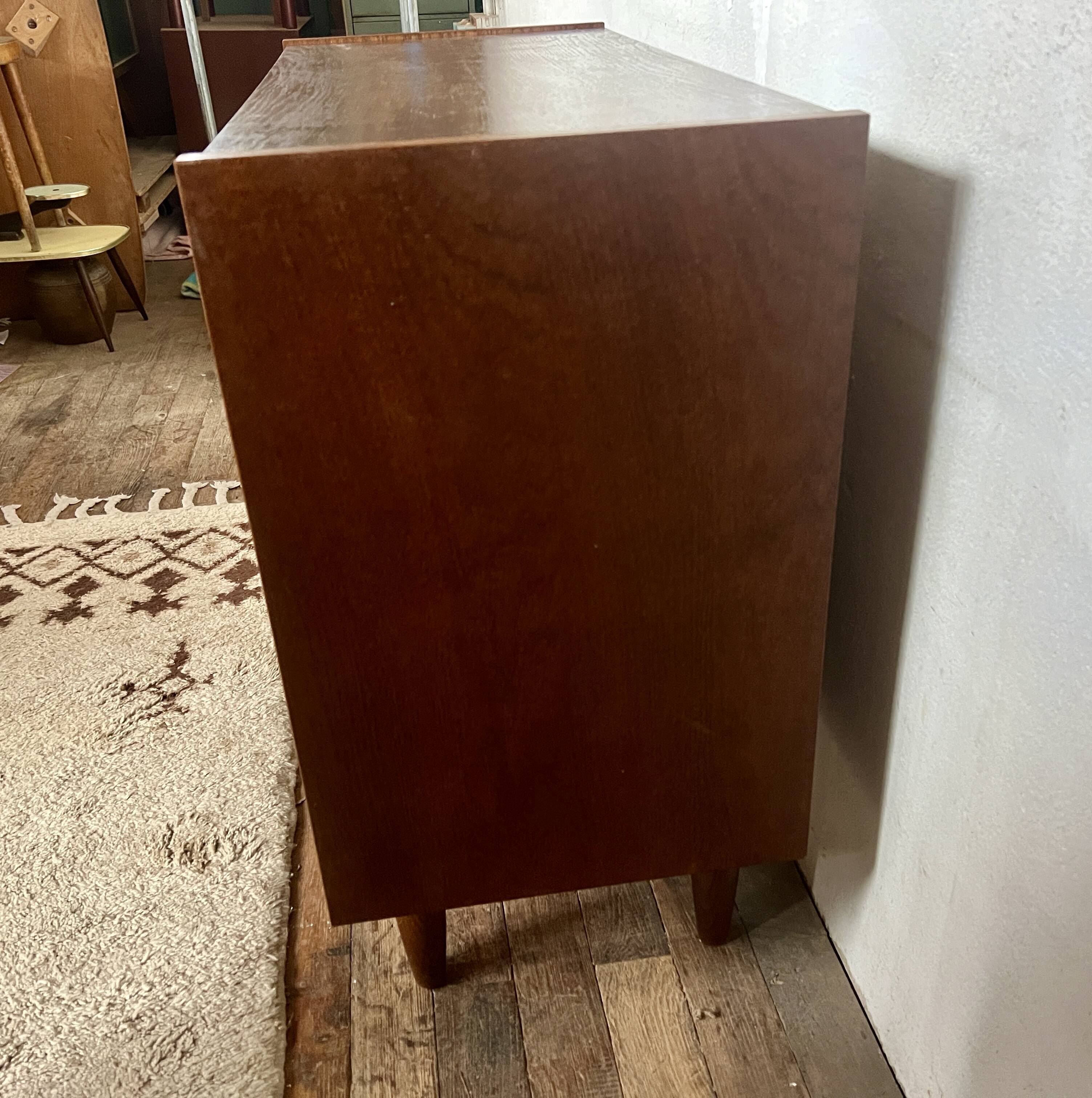 Brutalist vintage chest of drawers