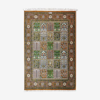 Tapis d'Orient "Ghoum" soie 115x76cm