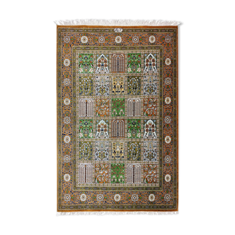 Tapis d'Orient "Ghoum" soie 115x76cm